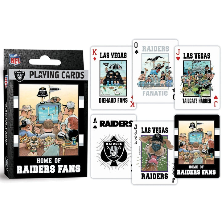 Las Vegas Raiders Fan Playing Cards 54 Card Deck Officially Licensed NFL Merchandise Image 3