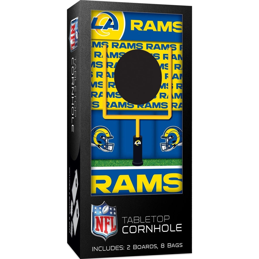 Los Angeles Rams - NFL Tabletop Cornhole Image 1