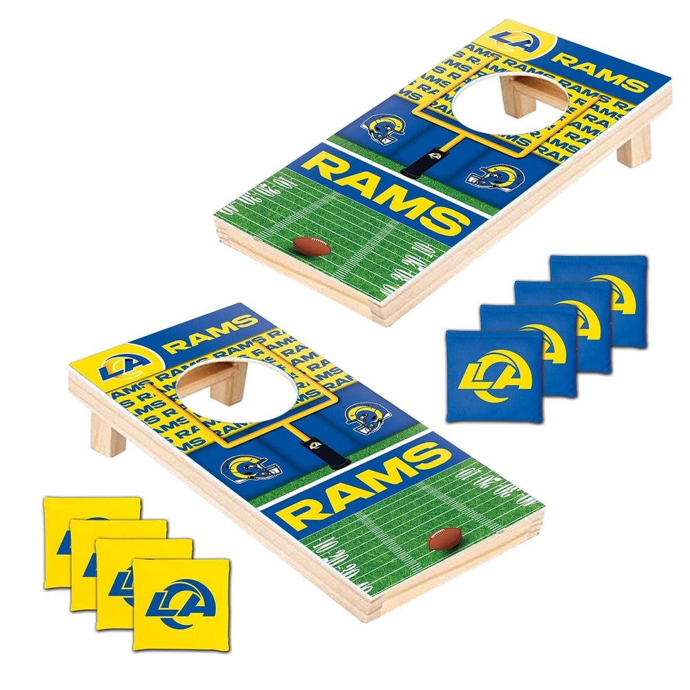 Los Angeles Rams - NFL Tabletop Cornhole Image 2