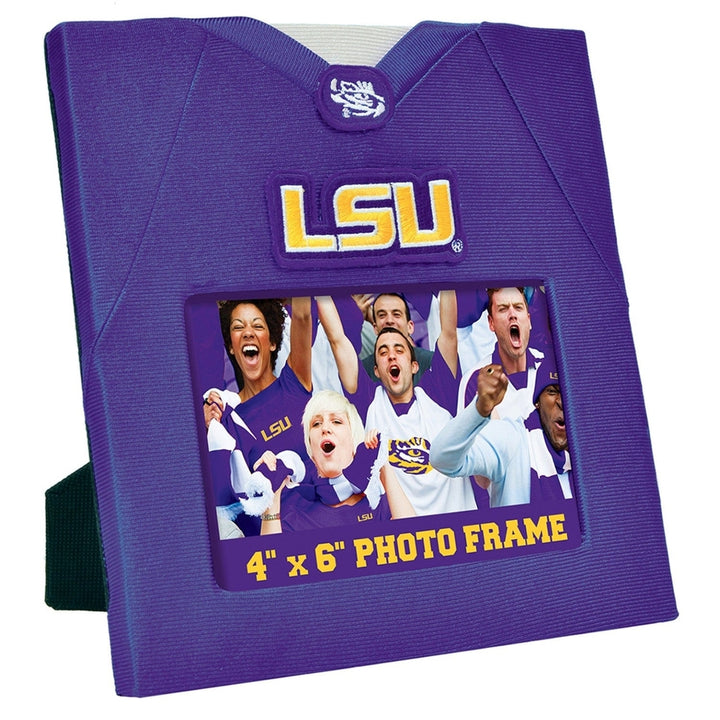 LSU Tigers Frame 4x6 Picture NCAA Team Easel Wall Hanger Game Day Decor Image 1