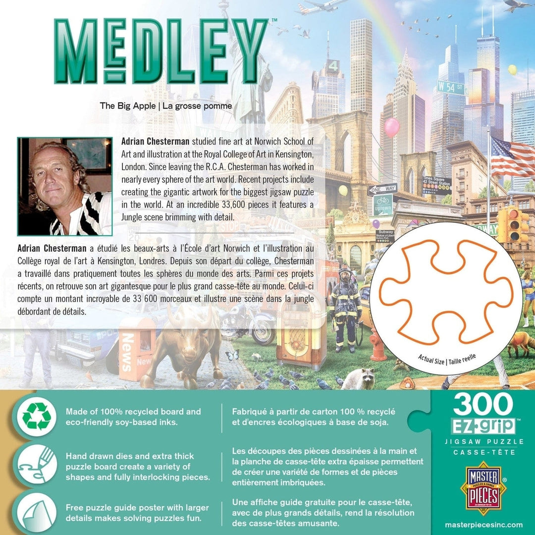 Medley - The Big Apple 300 Piece EZ Grip Jigsaw Puzzle Image 3