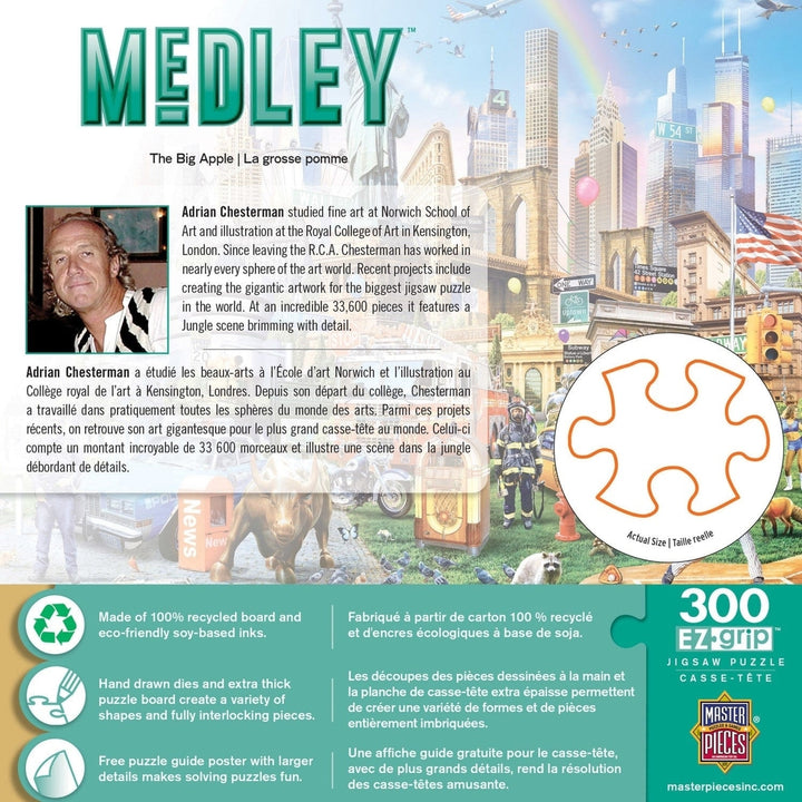 Medley - The Big Apple 300 Piece EZ Grip Jigsaw Puzzle Image 3