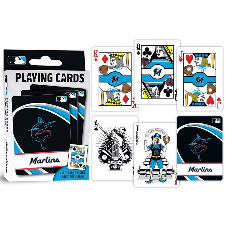 Miami Marlins Playing Cards 54 Card Deck Officially Licensed MLB Fan Deck Image 3