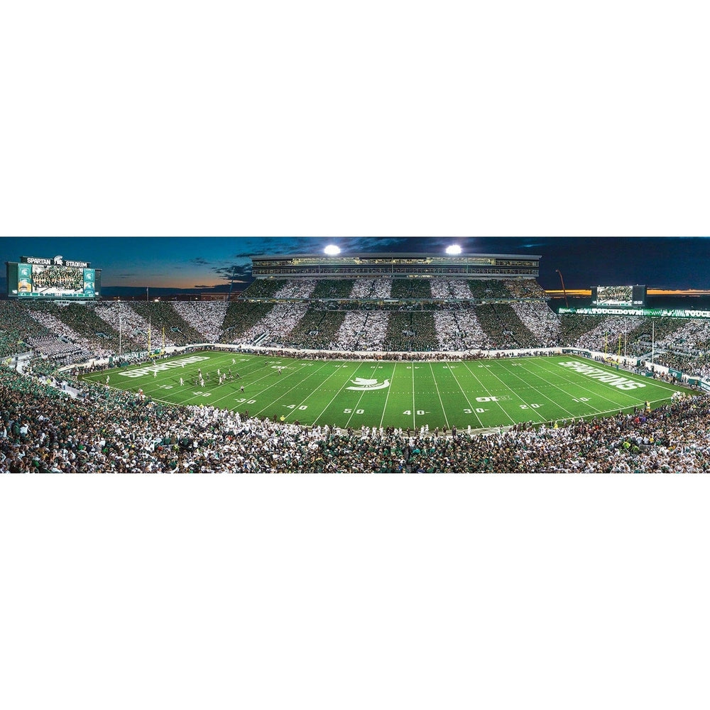 Michigan State Spartans - 1000 Piece Panoramic Jigsaw Puzzle Image 2