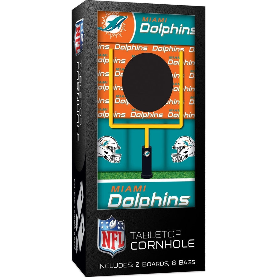 Miami Dolphins - NFL Tabletop Cornhole Image 1