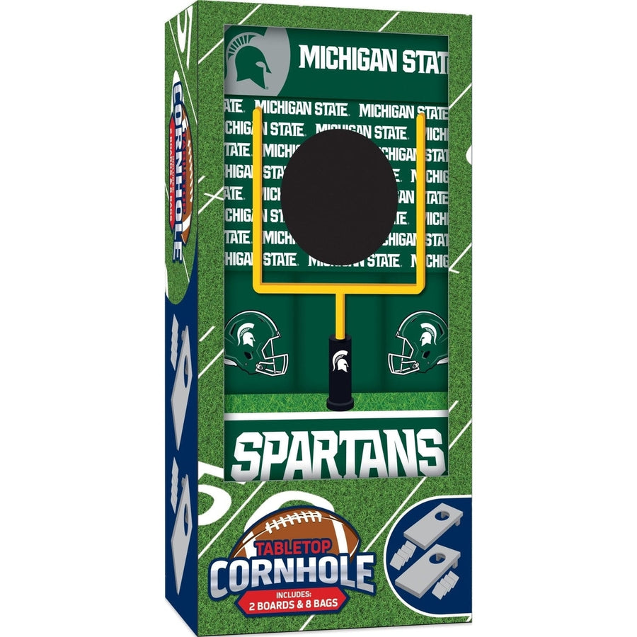 Michigan State Spartans - NCAA Tabletop Cornhole Image 1