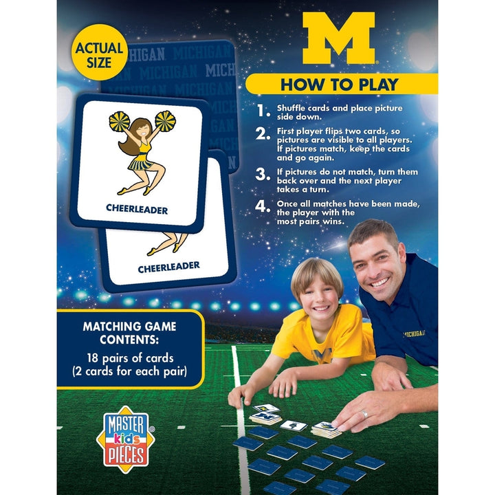 Michigan Wolverines Matching Game Image 3