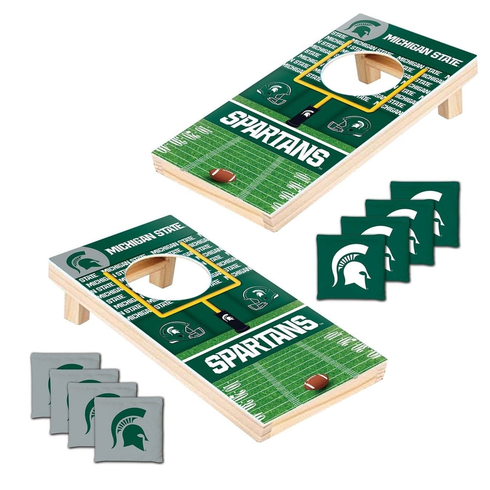 Michigan State Spartans - NCAA Tabletop Cornhole Image 2