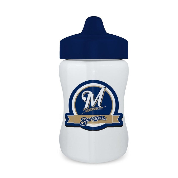 Milwaukee Brewers Sippy Cup 9oz BPA Free Shatterproof Baby Fanatic Toddler Cup Image 1