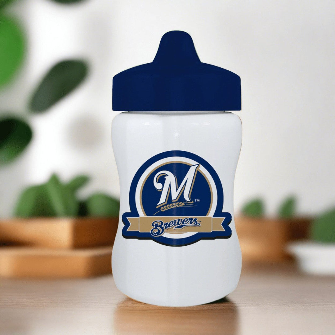 Milwaukee Brewers Sippy Cup 9oz BPA Free Shatterproof Baby Fanatic Toddler Cup Image 3