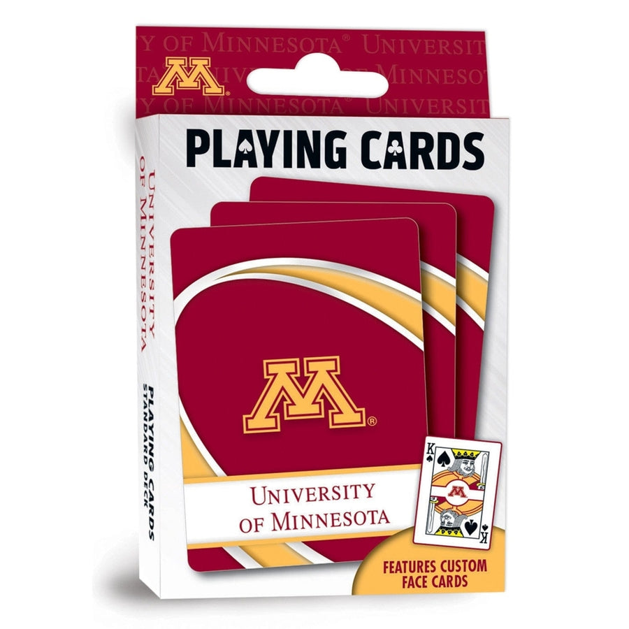 Minnesota Golden Gophers Playing Cards 54 Card Deck NCAA Team Poker Cards Image 1