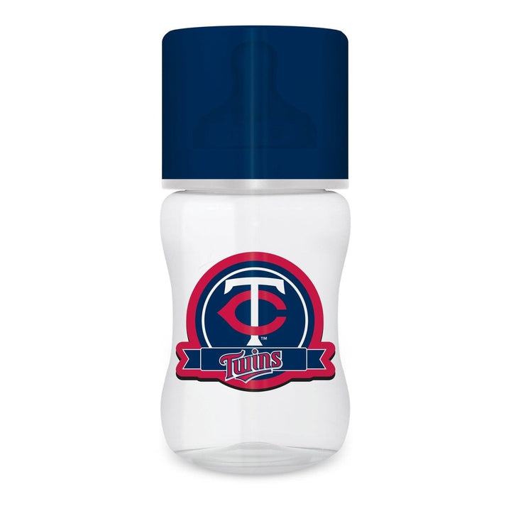 Minnesota Twins Baby Bottle 9oz MLB Infant Bottle BPA-Free Silicone Nipple Image 1