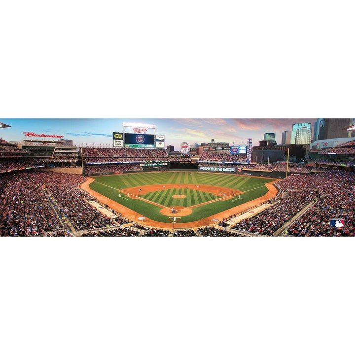 Minnesota Twins 1000 Piece Panoramic Jigsaw Puzzle Recycled Material Target Field Image 2