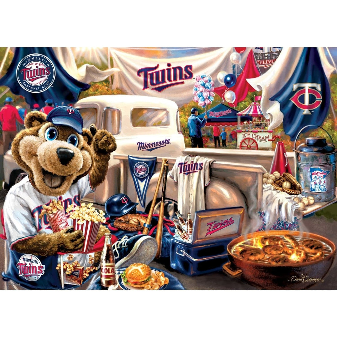 Minnesota Twins 1000 Piece Jigsaw Puzzle MasterPieces Recycled Material 19.25x26.75 Image 2