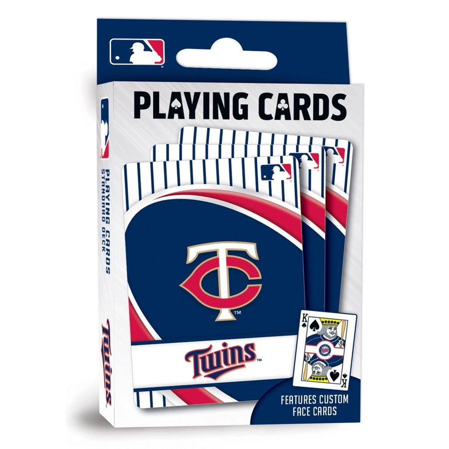 Minnesota Twins Playing Cards 54 Card Deck MLB Officially Licensed Team Design Image 1