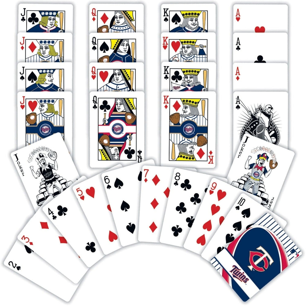 Minnesota Twins Playing Cards 54 Card Deck MLB Officially Licensed Team Design Image 2