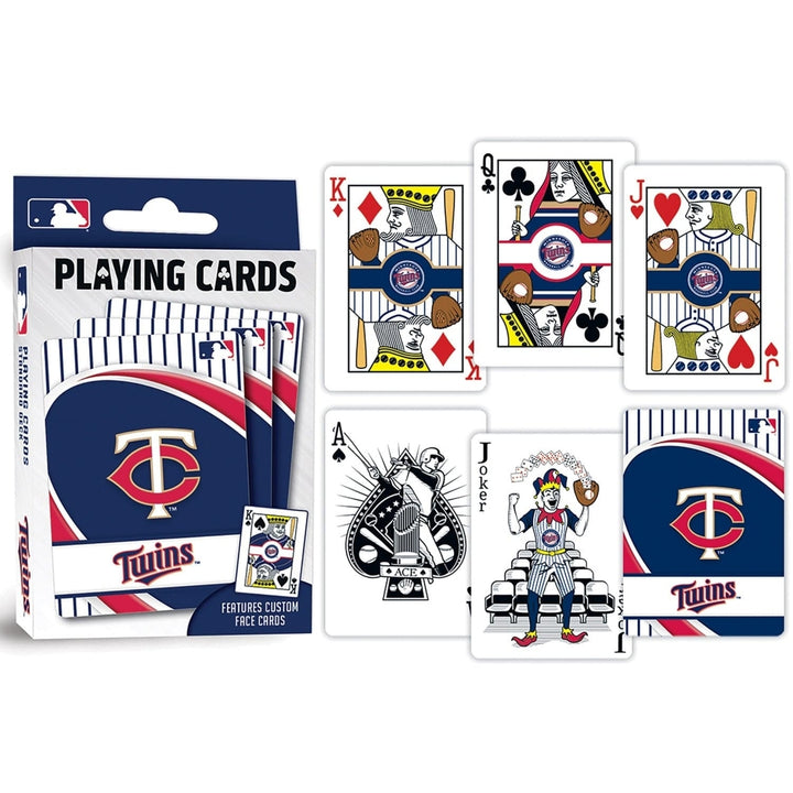 Minnesota Twins Playing Cards 54 Card Deck MLB Officially Licensed Team Design Image 3