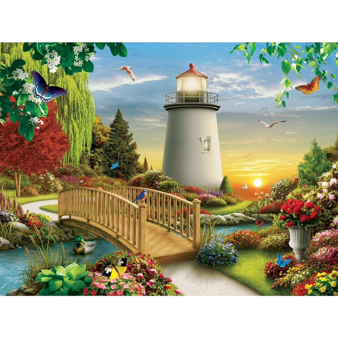 Lazy Days Dawn of Light 750 Piece Jigsaw Puzzle Alan Giana 18x24 Scenic Art Image 2