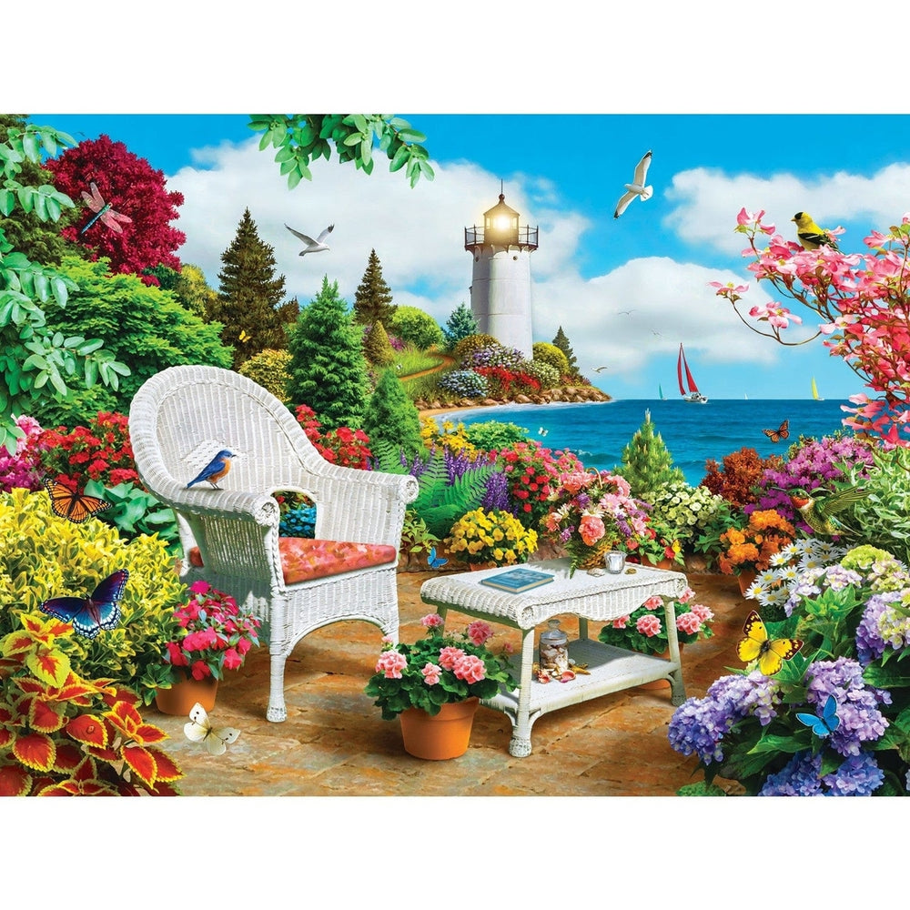 MasterPieces 750 Piece Jigsaw Puzzle Lazy Days Alan Giana Coastal Scenery 18x24 Image 2