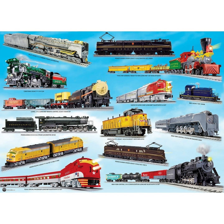 Lionel Trains 1000 Piece Jigsaw Puzzle Vintage Toy Train Nostalgia Puzzle Image 2