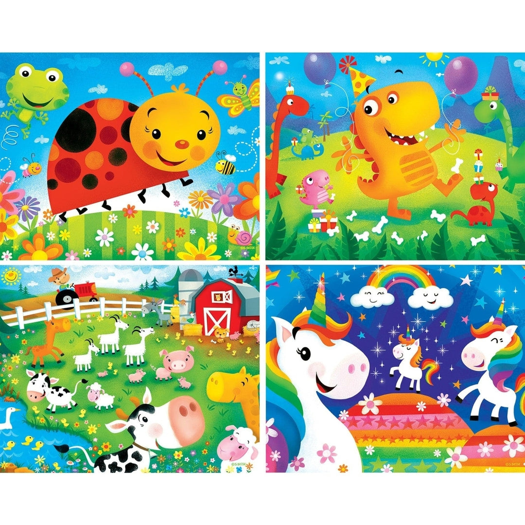 MasterPieces Lil Puzzler 48 Piece Jigsaw Puzzles 4-Pack for Kids Ages 6+ Image 2