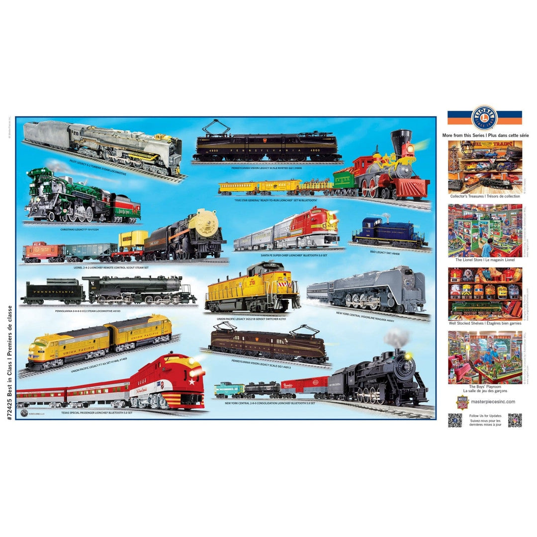 Lionel Trains 1000 Piece Jigsaw Puzzle Vintage Toy Train Nostalgia Puzzle Image 4