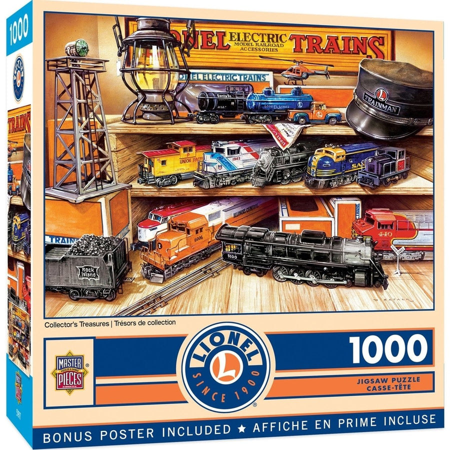 Lionel Trains 1000 Piece Jigsaw Puzzle 19.25"x26.75" Collectors Treasure Recycled Image 1