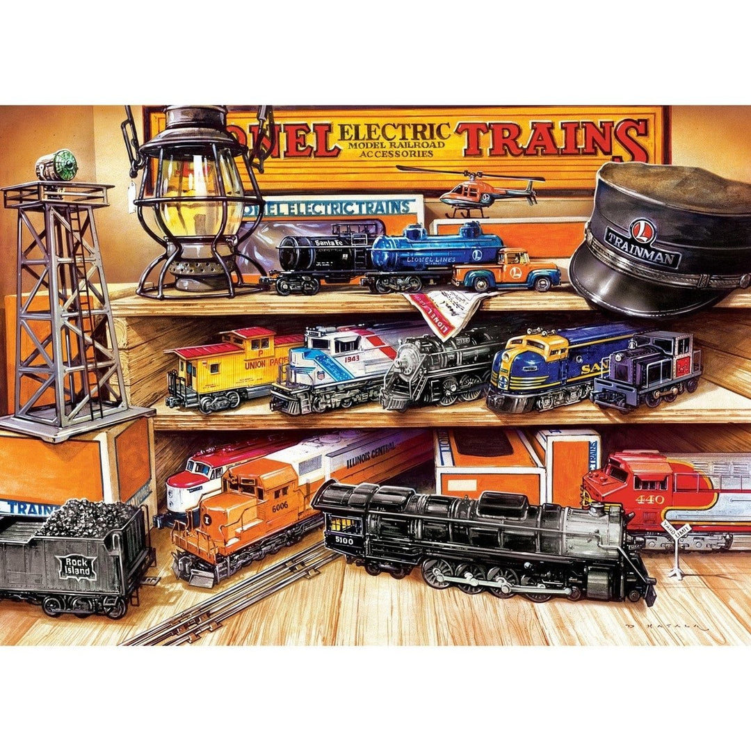 Lionel Trains 1000 Piece Jigsaw Puzzle 19.25"x26.75" Collectors Treasure Recycled Image 2