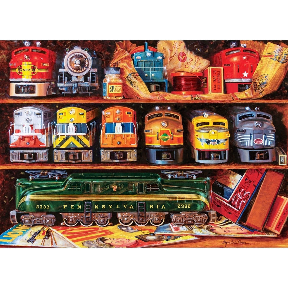 Lionel Trains 1000 Piece Jigsaw Puzzle Well Stocked Shelves 19.25"x26.75" Recycled Image 2