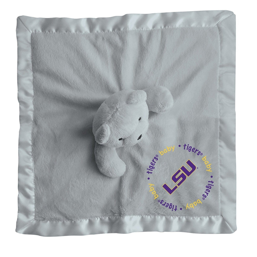 LSU Tigers Security Bear Gray Plush 14in Embroidered Team Logo Baby Fanatics Image 3