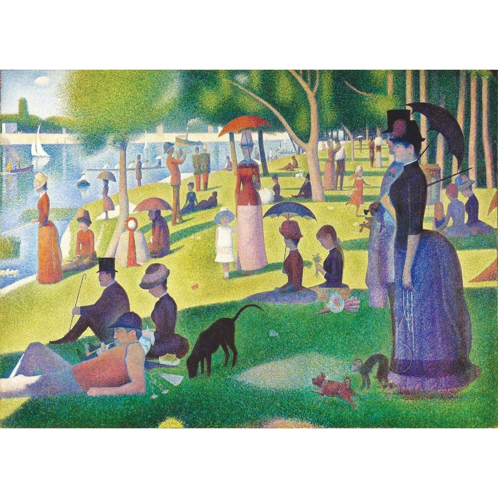 MasterPieces Art A Sunday on La Grande Jatte 1000 Piece Jigsaw Puzzle Linen Image 2