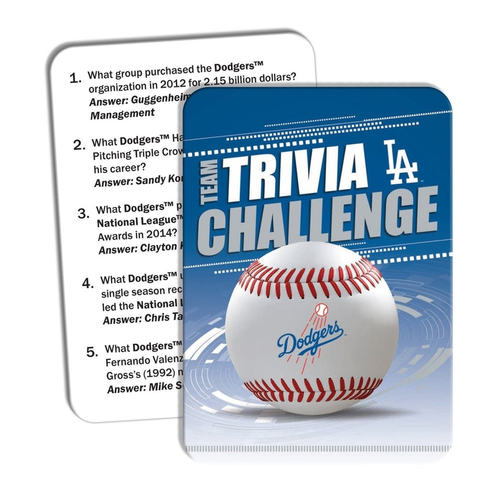 Los Angeles Dodgers Trivia Challenge Game 50 Cards 250 Questions Ages 12+ Image 2