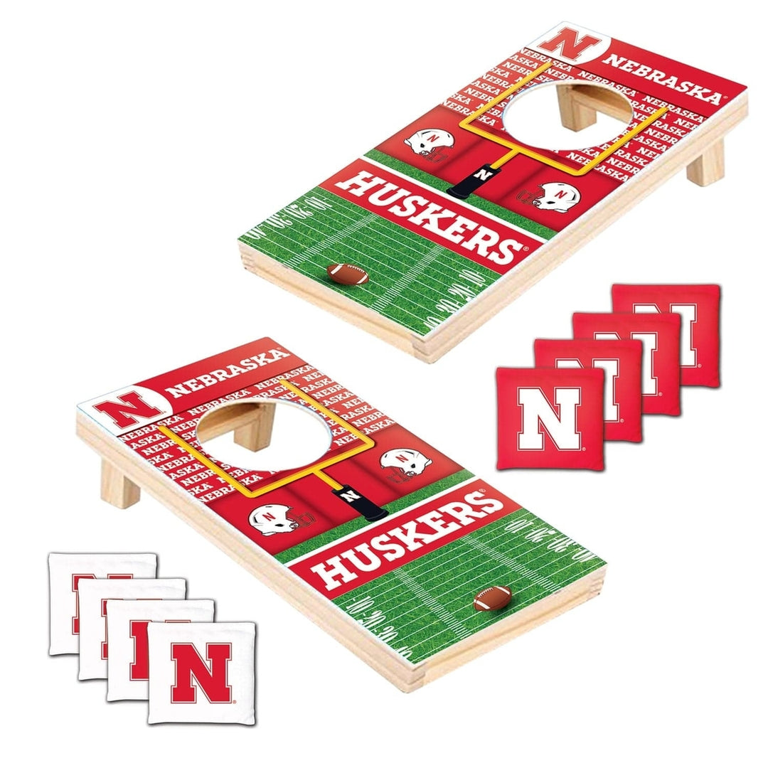 Nebraska Cornhuskers - NCAA Tabletop Cornhole Image 2