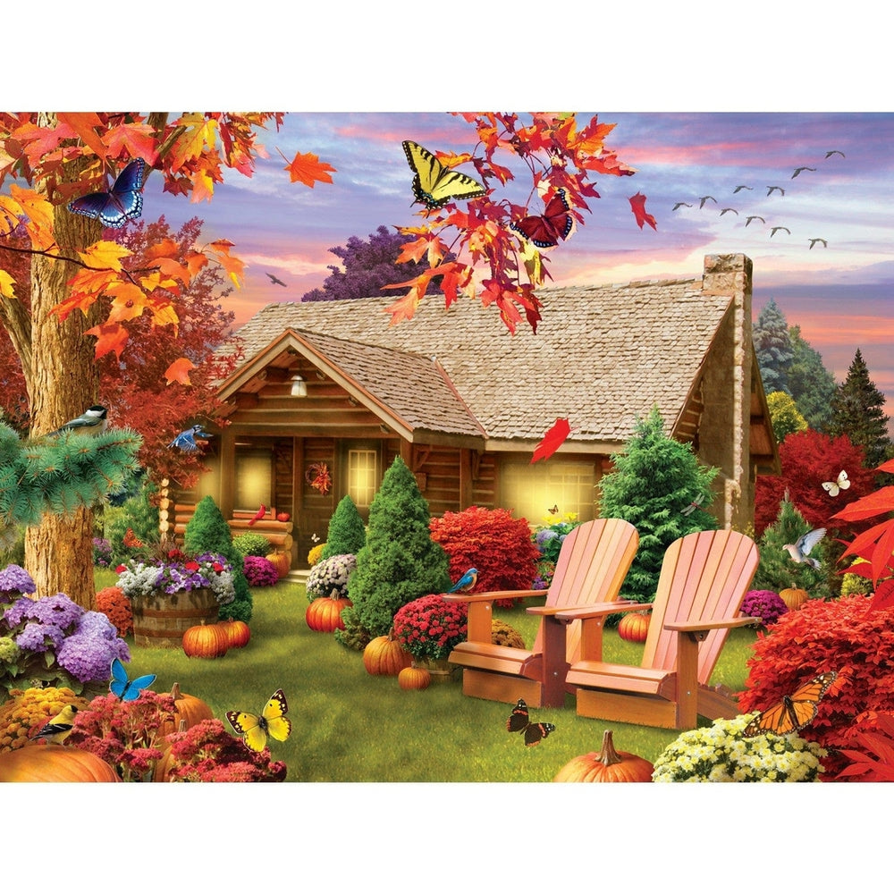 MasterPieces Memory Lane Autumn Warmth 300PC EZ Grip Jigsaw Puzzle 18x24 in Image 2