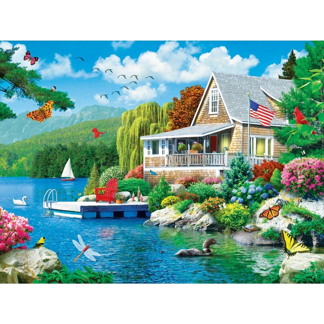 Memory Lane - Lakeside Memories 300 Piece EZ Grip Jigsaw Puzzle Image 2