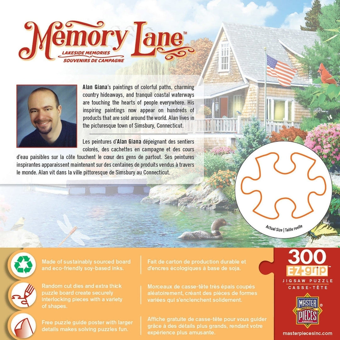 Memory Lane - Lakeside Memories 300 Piece EZ Grip Jigsaw Puzzle Image 3