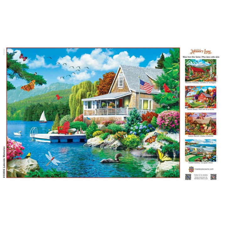 Memory Lane - Lakeside Memories 300 Piece EZ Grip Jigsaw Puzzle Image 4