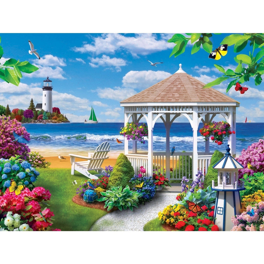 MasterPieces Memory Lane 300 Piece EZ Grip Jigsaw Puzzle Oceanside View 18x24 Image 2