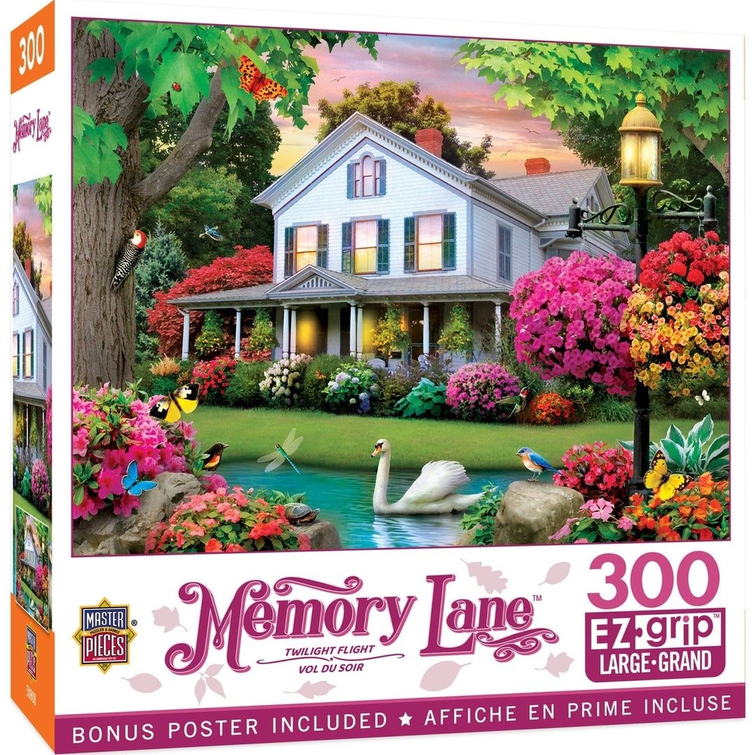 MasterPieces Memory Lane Twilight Flight 300 Piece EZ Grip Jigsaw Puzzle 18x24 Image 1