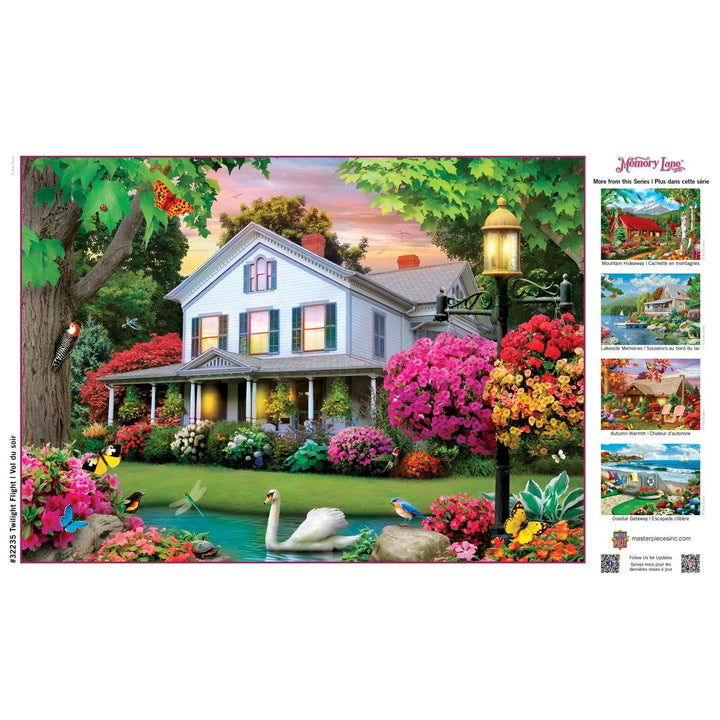 MasterPieces Memory Lane Twilight Flight 300 Piece EZ Grip Jigsaw Puzzle 18x24 Image 4