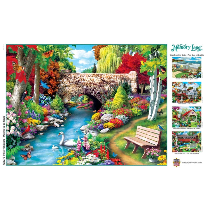 Memory Lane 300 Piece EZ Grip Jigsaw Puzzle Fall Scene by Alan Giana 18x24 Image 4