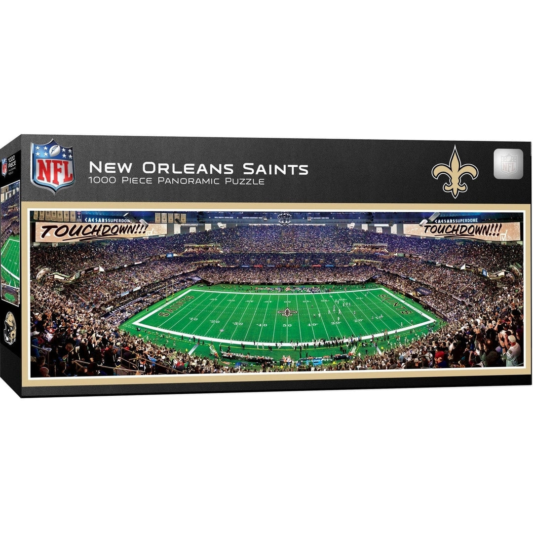 Orleans Saints - 1000 Piece Panoramic Jigsaw Puzzle Image 1