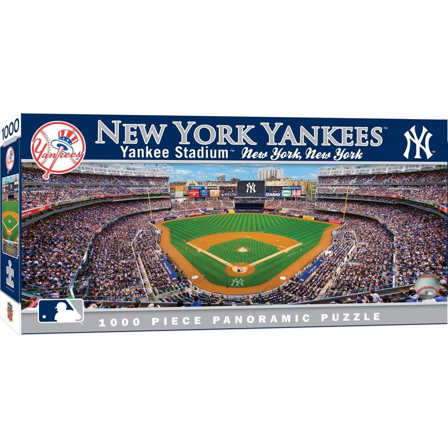 York Yankees 1000 Piece Jigsaw Puzzle Panoramic View Yankee Stadium Recycled Image 1