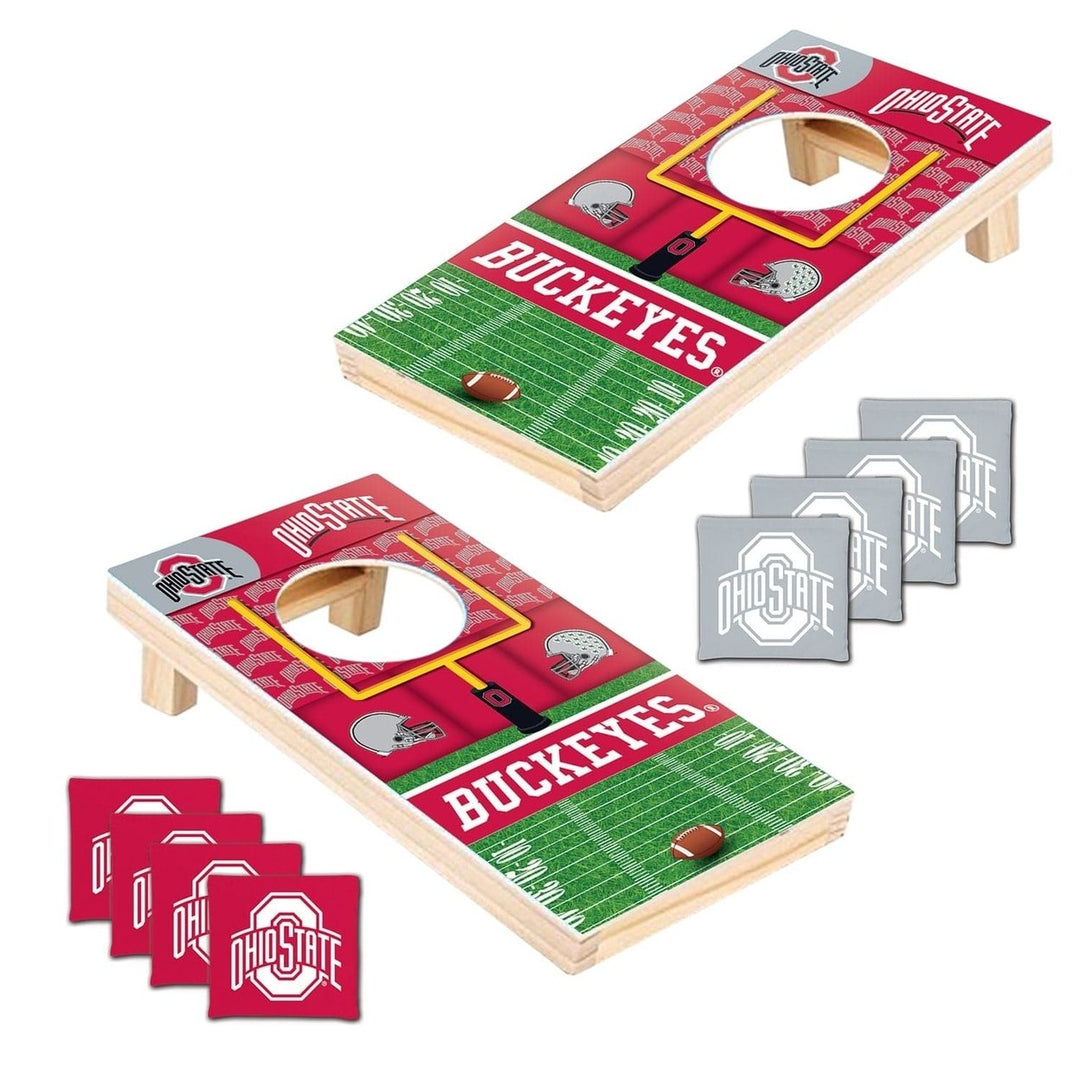 Ohio State Buckeyes - NCAA Tabletop Cornhole Image 2