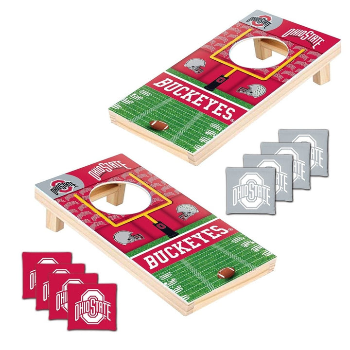 Ohio State Buckeyes - NCAA Tabletop Cornhole Image 2