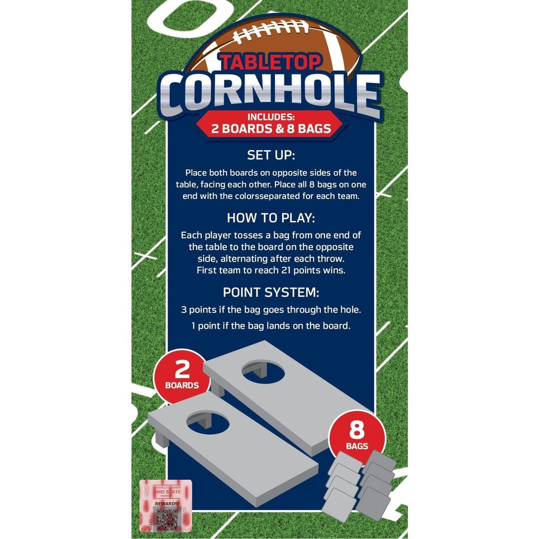 Ohio State Buckeyes - NCAA Tabletop Cornhole Image 3