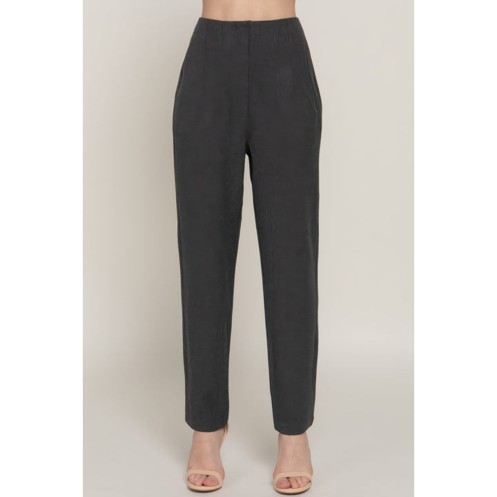 High Waist Pintuck Detail Long Pants Image 1