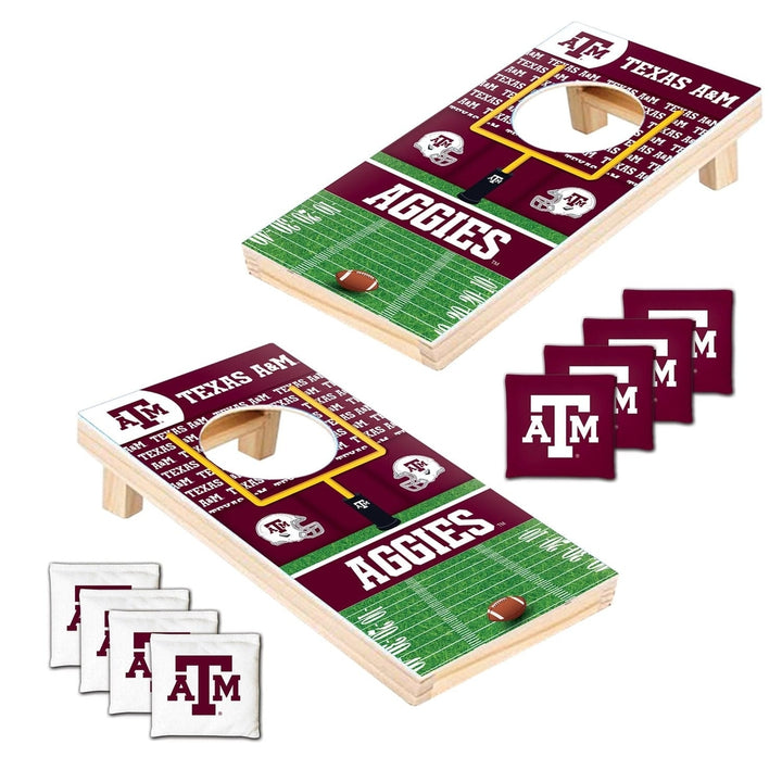 Texas AandM Aggies - NCAA Tabletop Cornhole Image 2