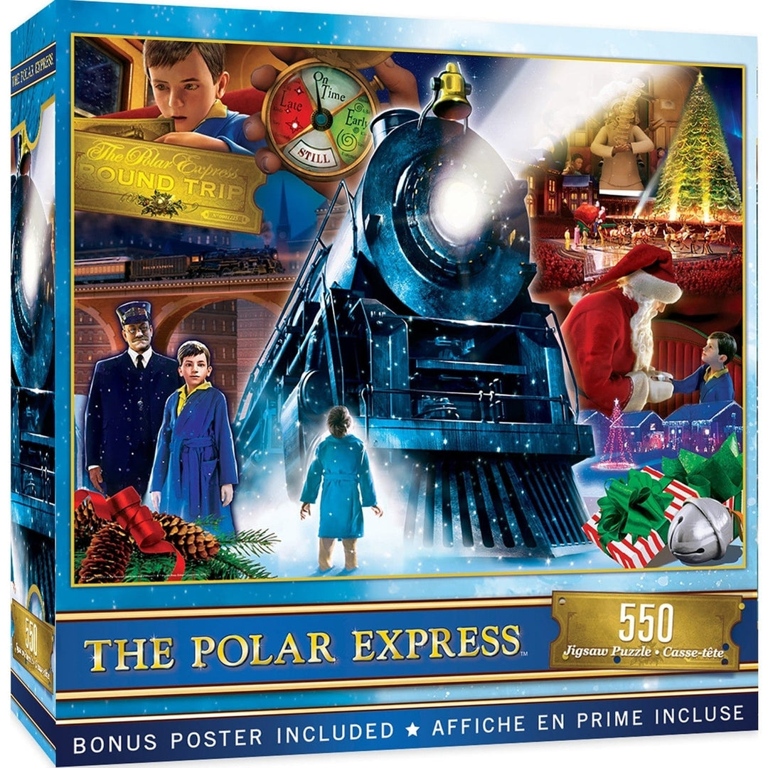 The Polar Express - Ride 550 Piece Glitter Jigsaw Puzzle Image 1