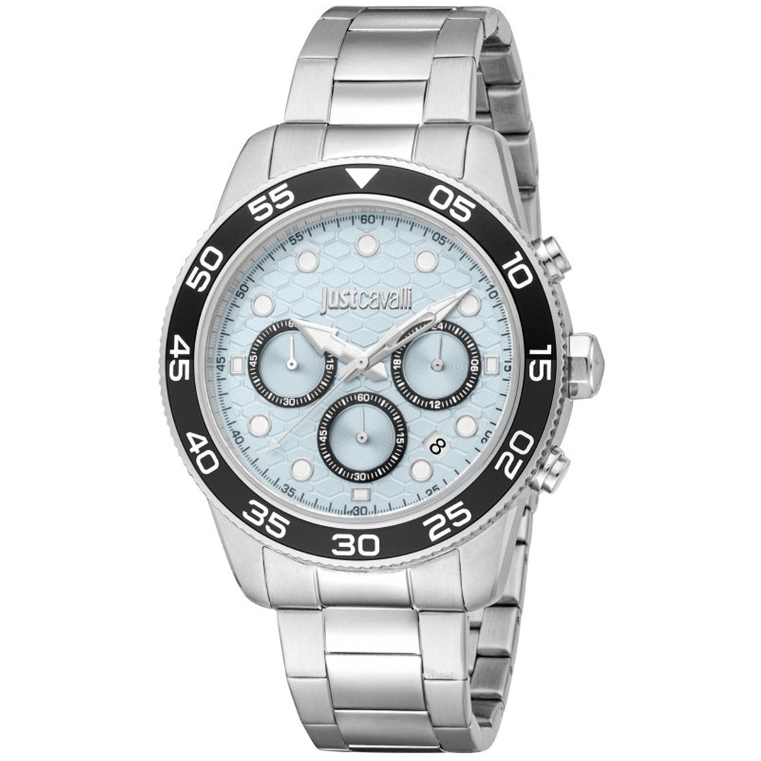 Just Cavalli Mens Young Blue Blue Dial Watch - JC1G243M0245 Image 1